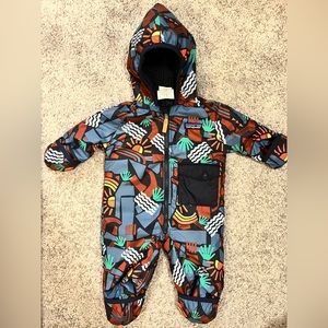 PATAGONIA Infant Reversible Puff-Ball Bunting
